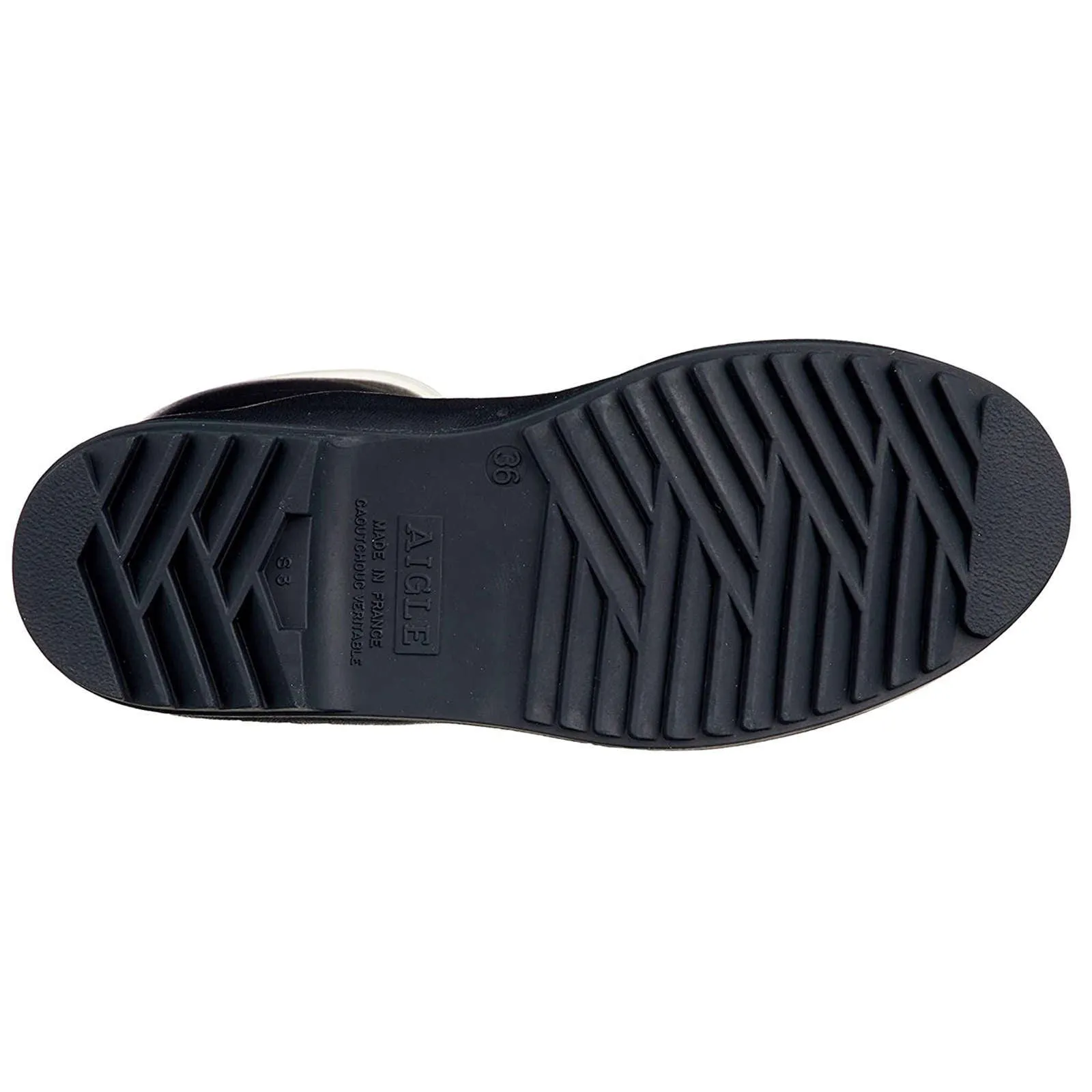 Aigle Chanteboot Stripes Rubber Women's Mid-High Wellington Boots