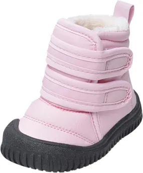 Ankle Snow Boots for Toddler Boys Girls Warm  Lined Winter Waterroof Non Slip Outdoor Cold Girls Wolf Boots
