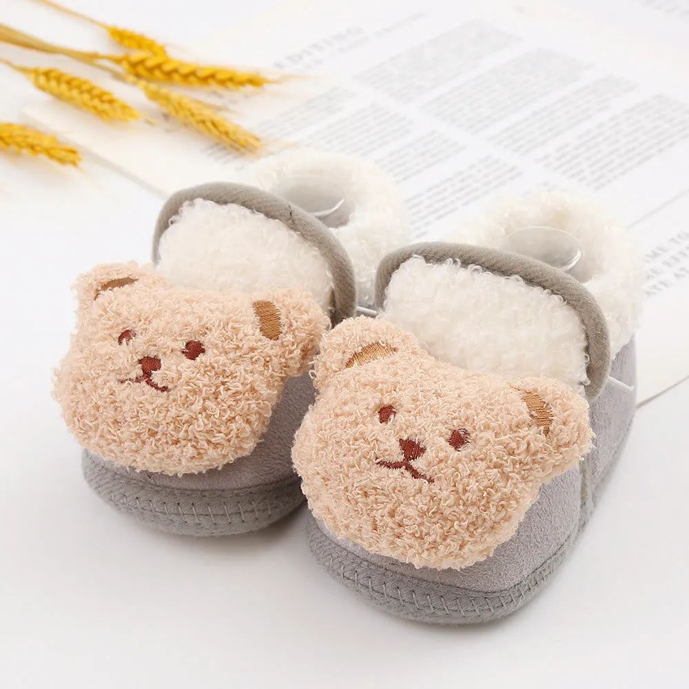 Baby 3D Bear Cute Snow Boots
