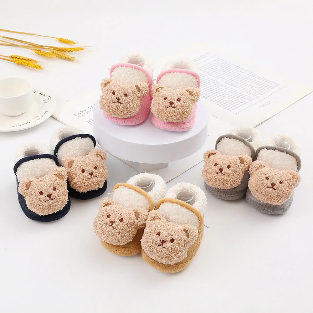 Baby 3D Bear Cute Snow Boots