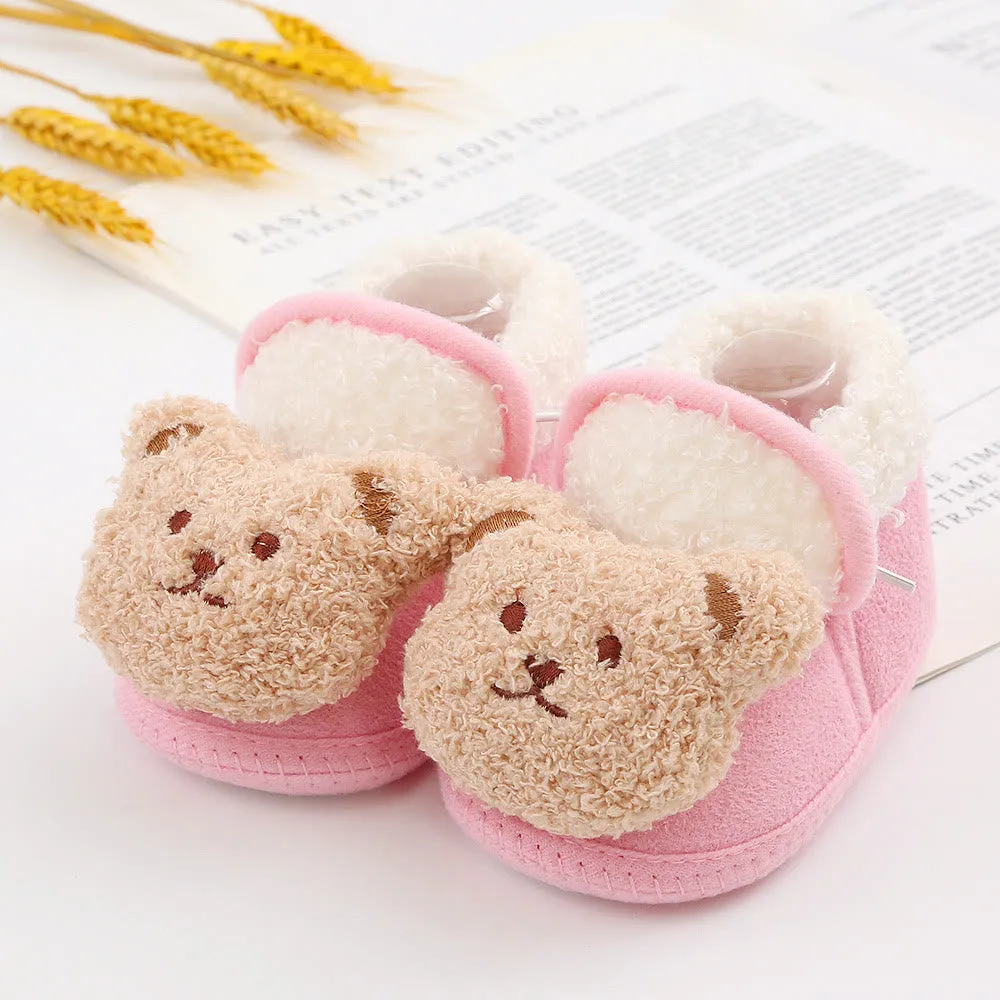 Baby 3D Bear Cute Snow Boots