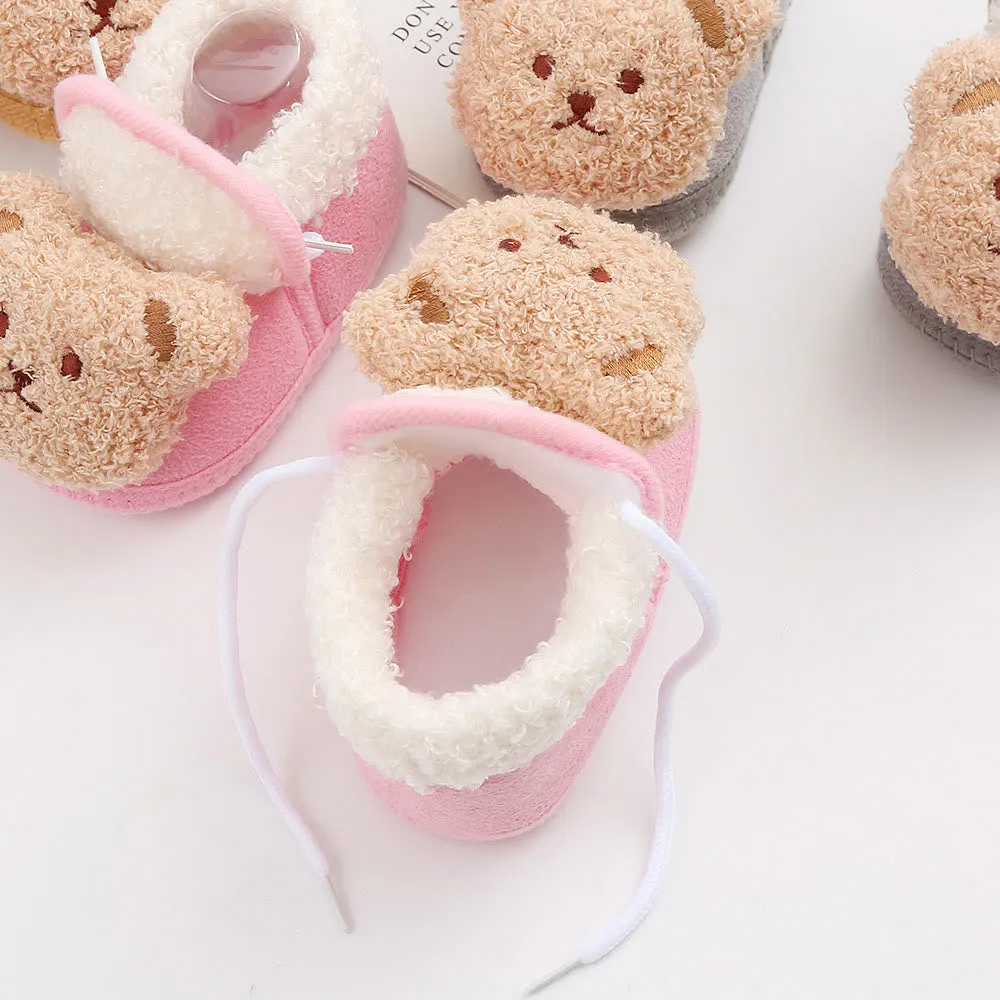 Baby 3D Bear Cute Snow Boots