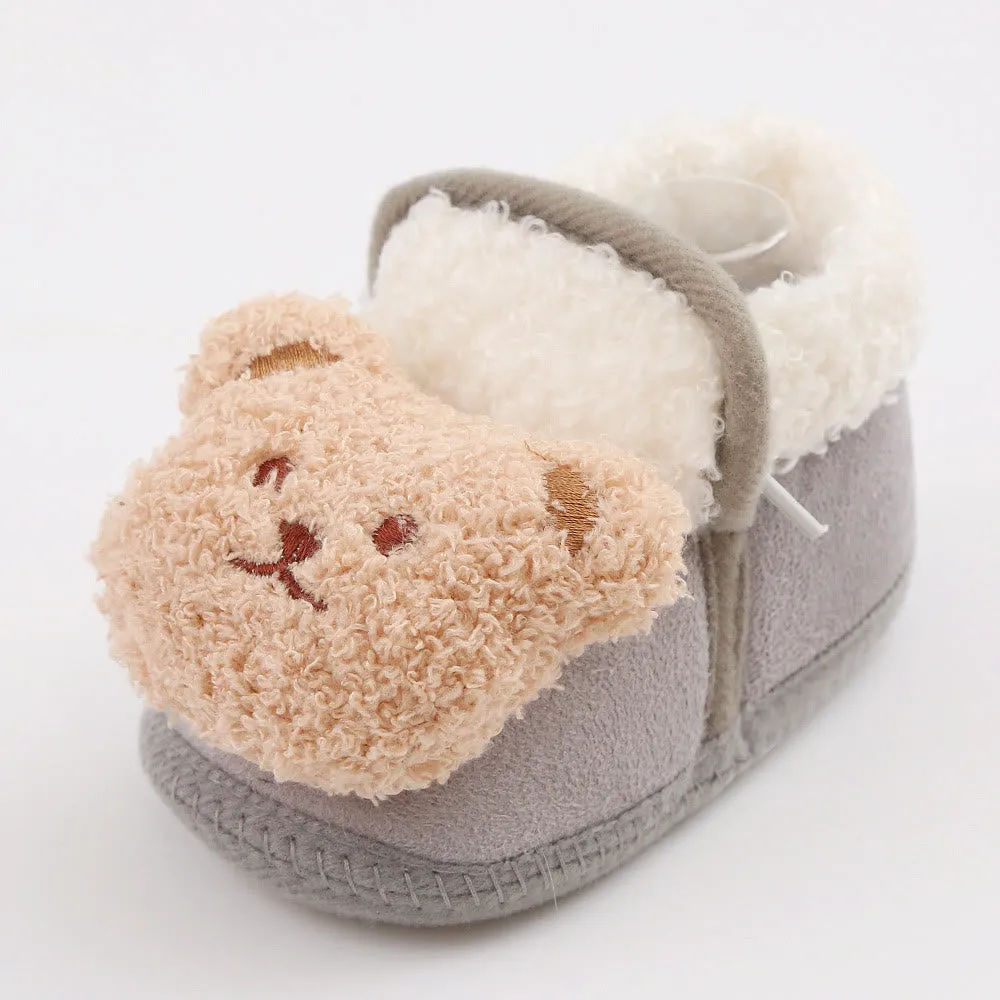 Baby 3D Bear Cute Snow Boots