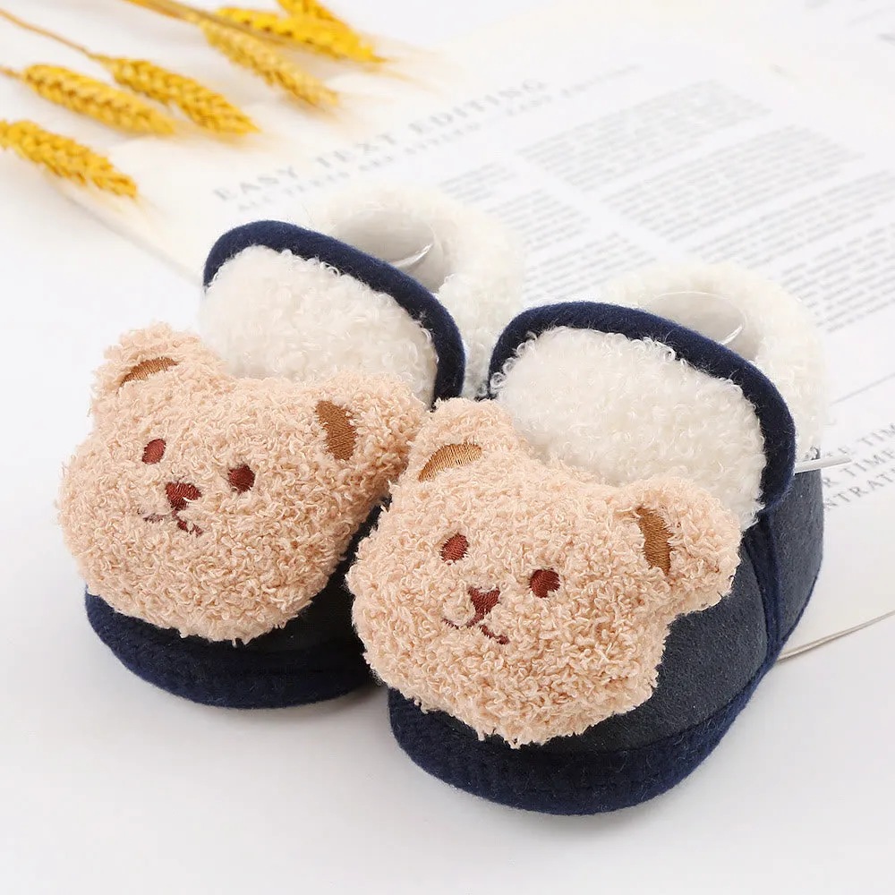Baby 3D Bear Cute Snow Boots