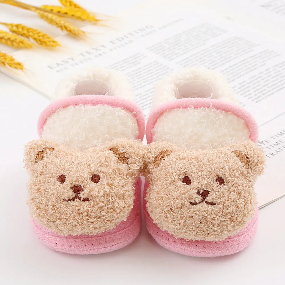 Baby 3D Bear Cute Snow Boots