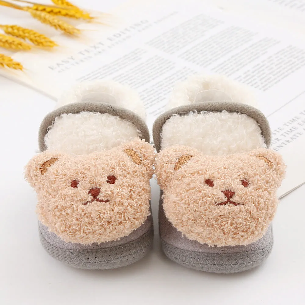 Baby 3D Bear Cute Snow Boots