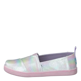 Classic Iridescent Stripe White
