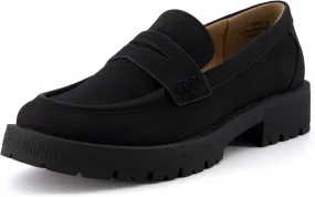CUSHIONAIRE Women's Curtis Slip on Loafer  Memory Foam, Wide Widths Available