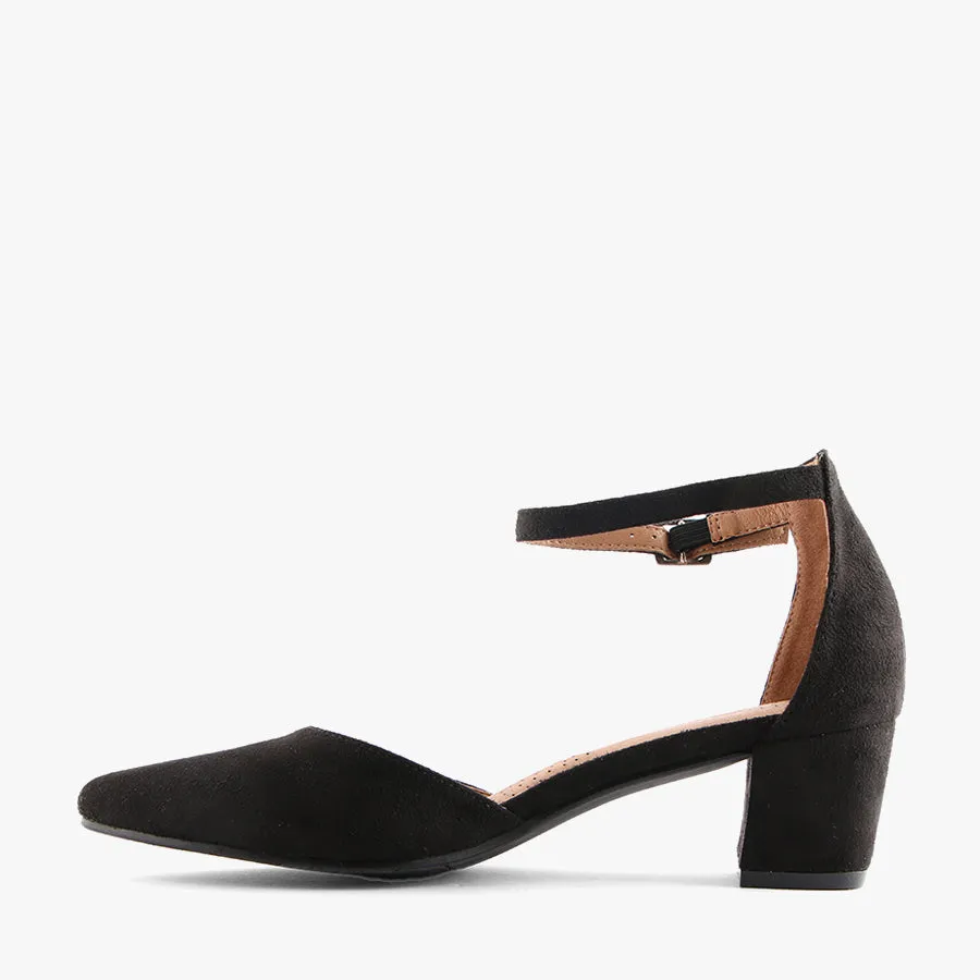 DUTY BLACK SUEDE
