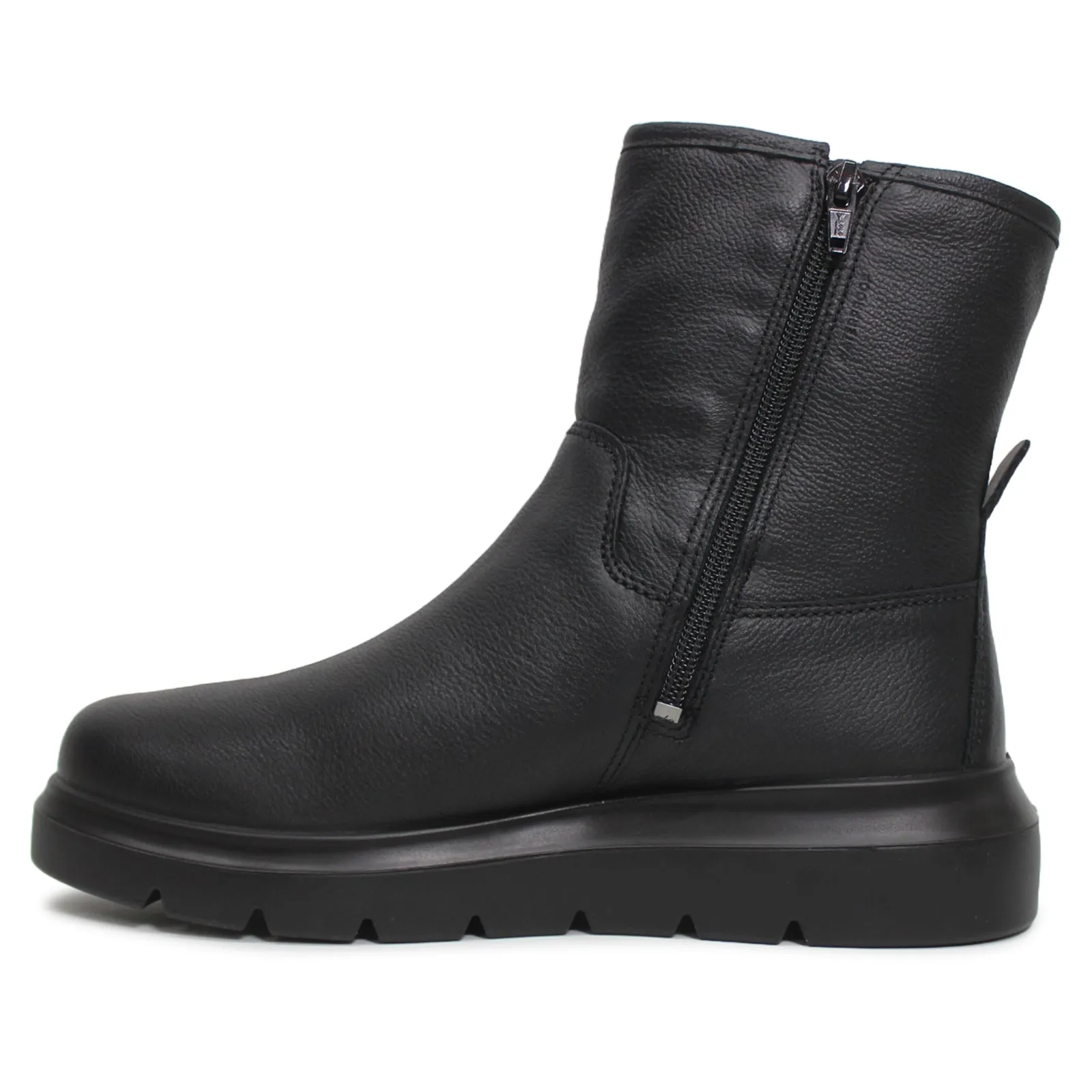 Ecco Nouvelle Full Grain Leather Women's Zip Up Ankle Boots