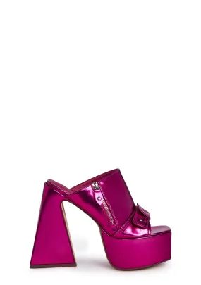 Fresh Block Heels - Pink
