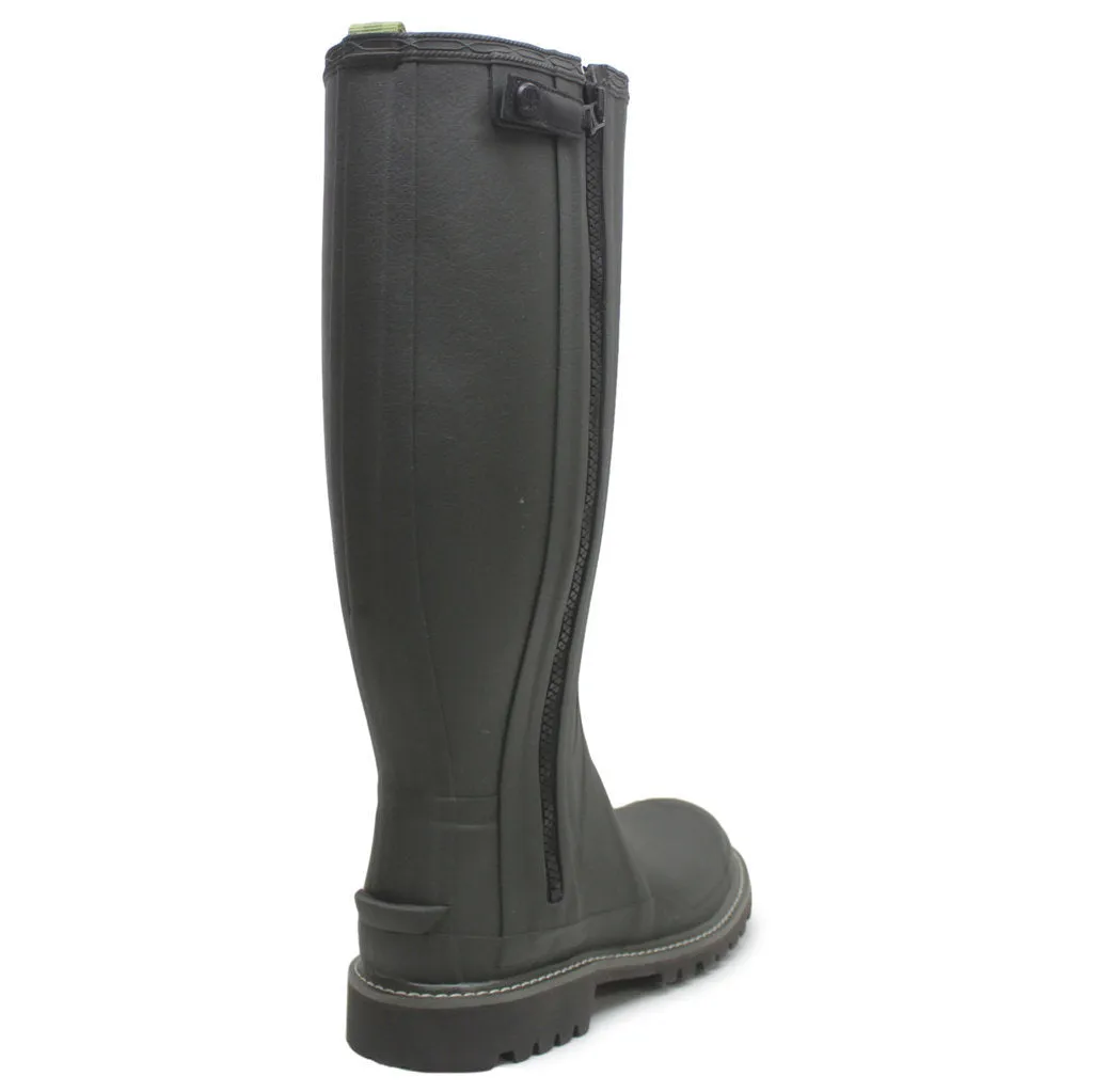 Hunter Balmoral Zip Commando Tall Rubber Men's Calf Length Wellingtons Boots