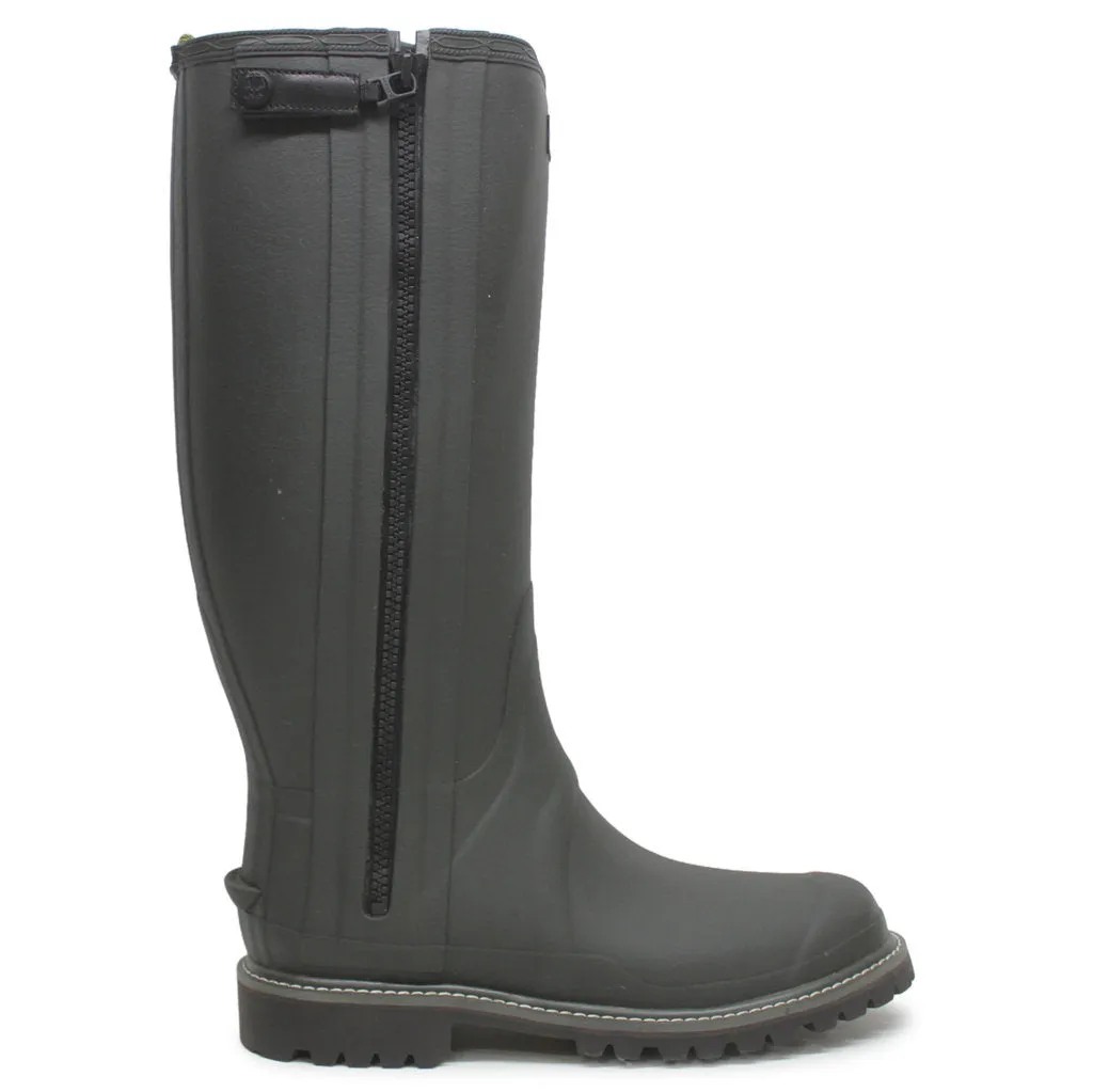 Hunter Balmoral Zip Commando Tall Rubber Men's Calf Length Wellingtons Boots