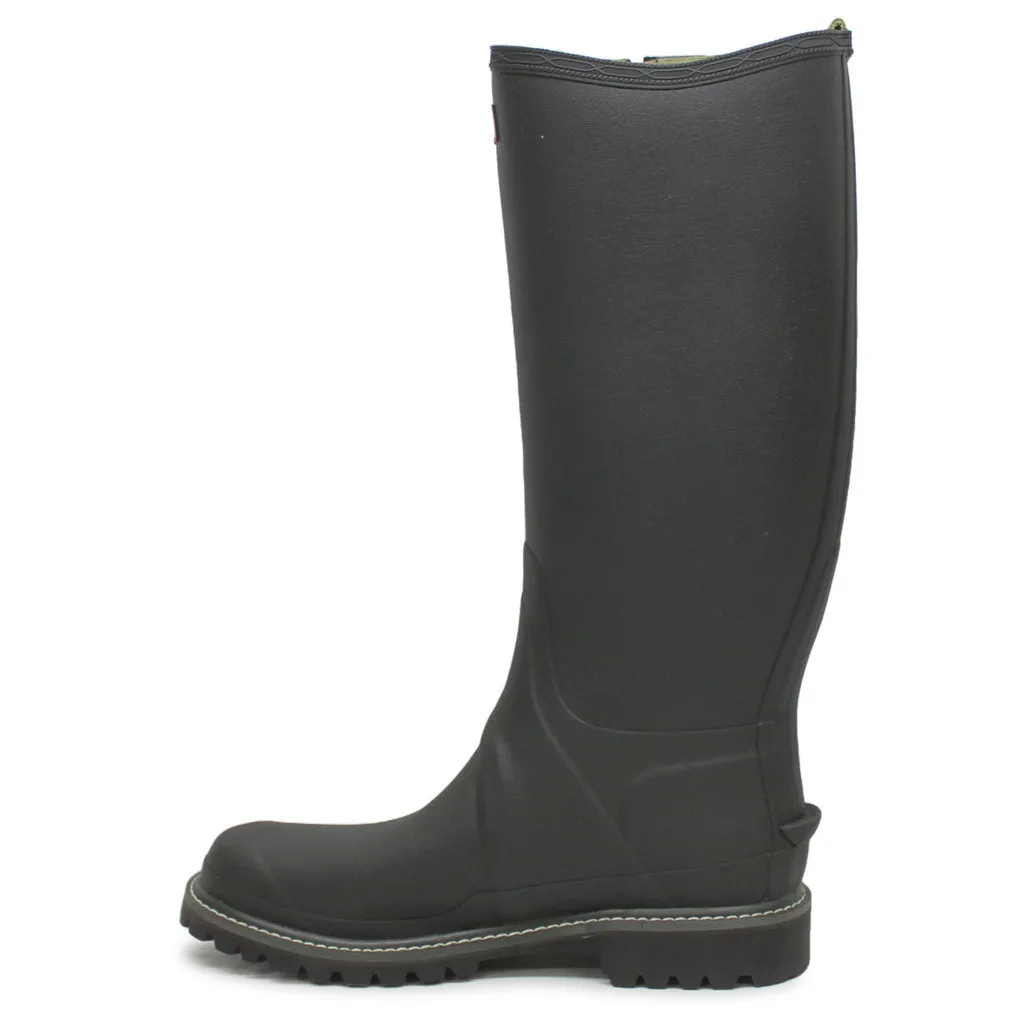 Hunter Balmoral Zip Commando Tall Rubber Men's Calf Length Wellingtons Boots