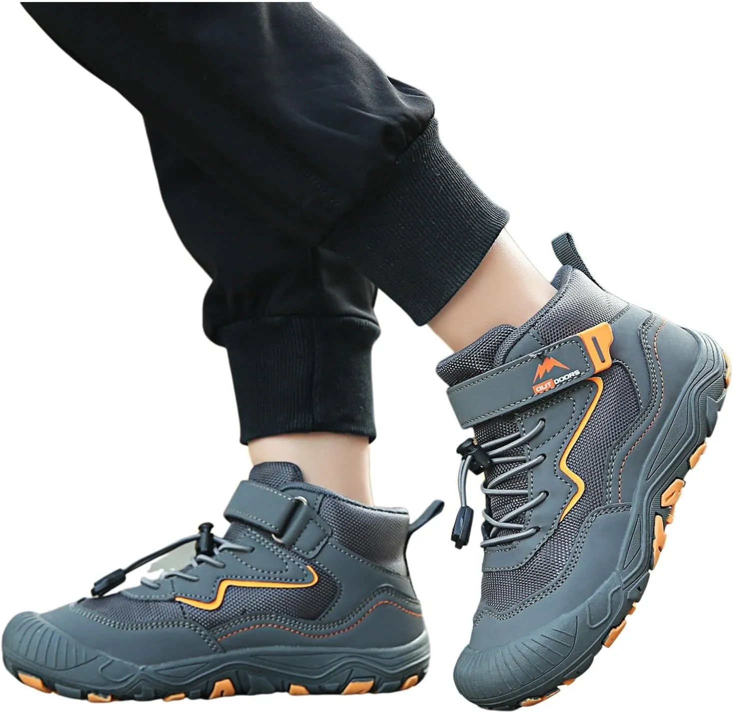 Lace-Up Open Toe Shoes For Childrens Kids Snow Boots Outdoor Sport Booties Fashion Breathable Rubber Boys Girls Sneaker