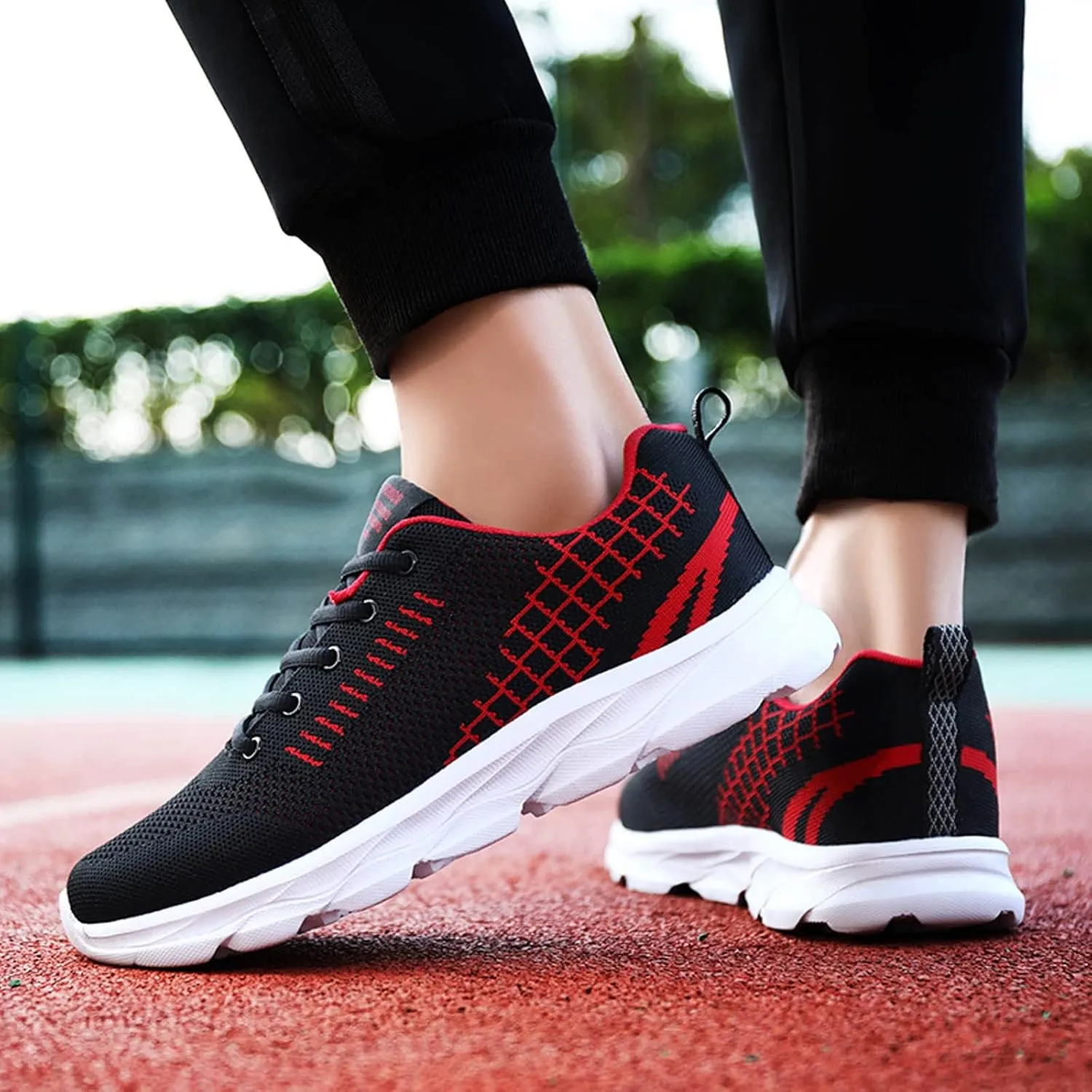 Mens Loafers & Slip-Ons Lace-up Sports Breathable Running Fashion Lightweight Shoes Men's Comfortable Men's