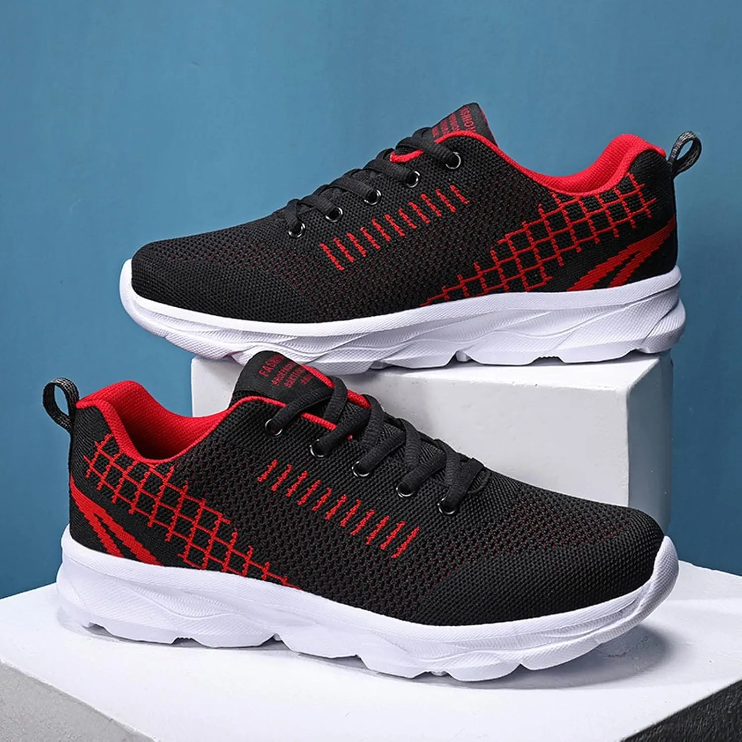 Mens Loafers & Slip-Ons Lace-up Sports Breathable Running Fashion Lightweight Shoes Men's Comfortable Men's
