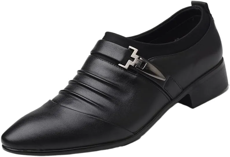 Men's Loafers Breathable Soft Slip on Light-Weight Work for Gentleman Casual Shoes