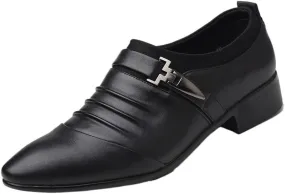 Men's Loafers Breathable Soft Slip on Light-Weight Work for Gentleman Casual Shoes