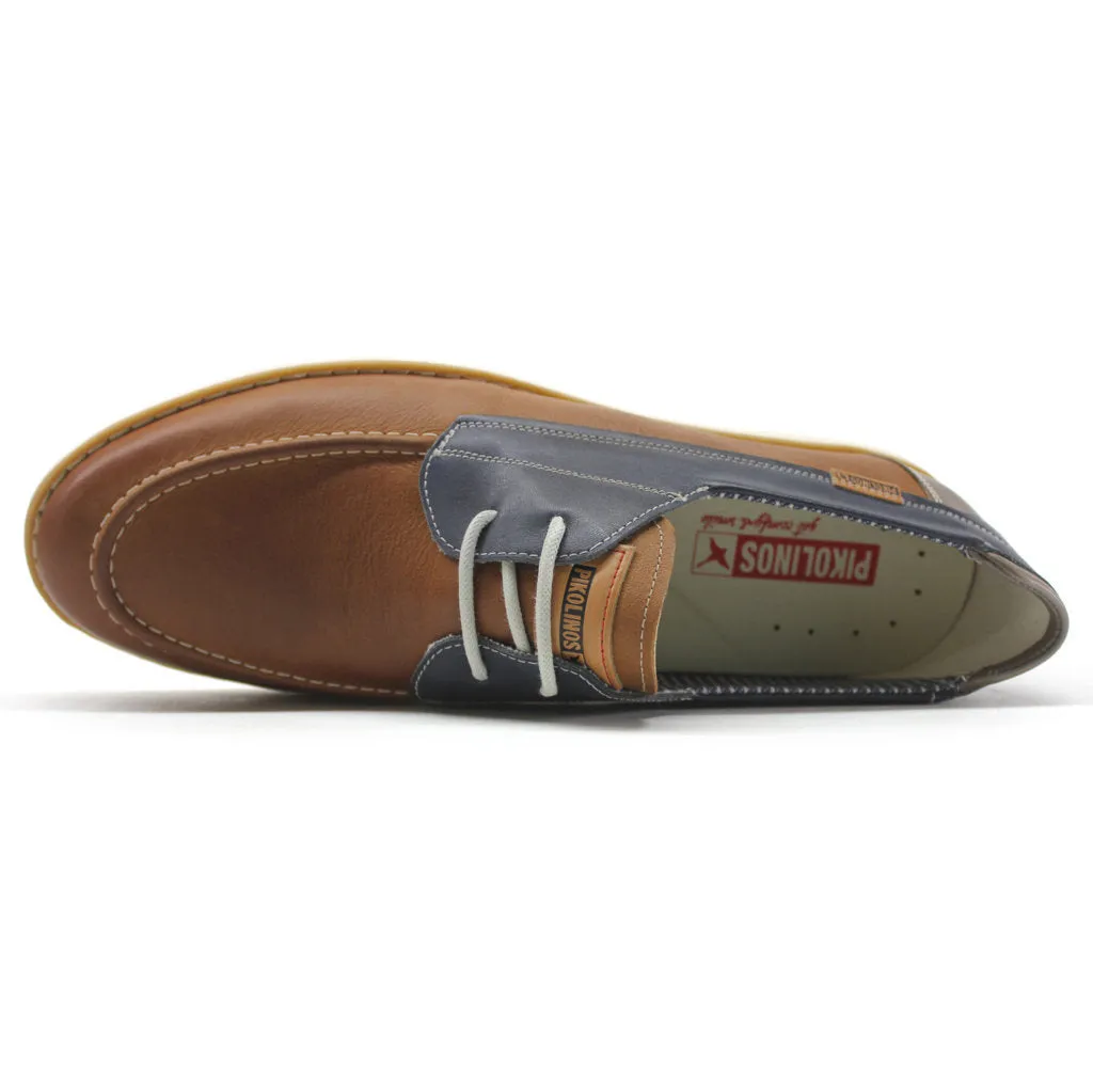 Pikolinos Jucar Calfskin Leather Men's Boat Shoes
