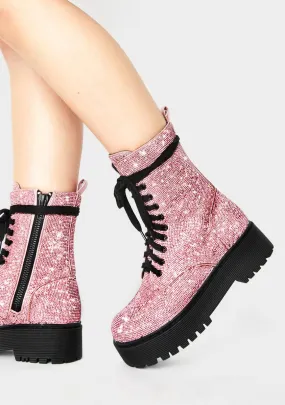 Pink Diamond Duchess Bling Boots