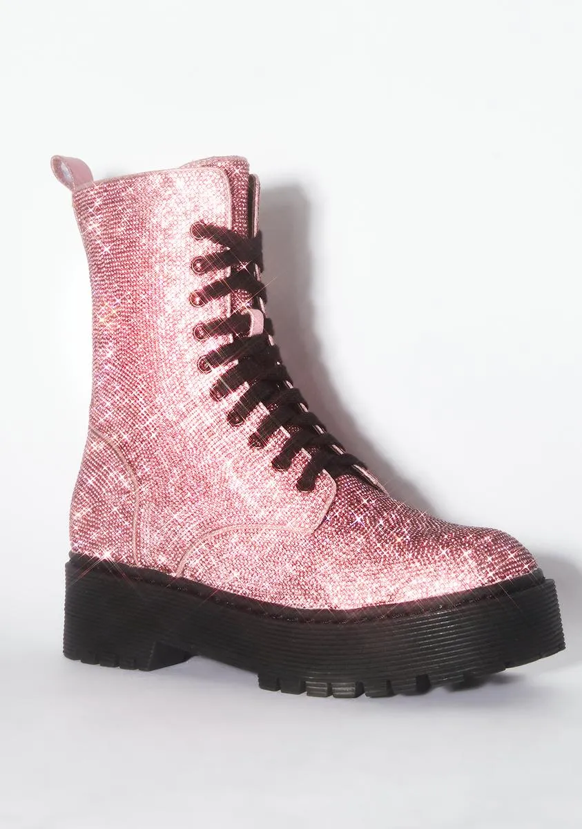 Pink Diamond Duchess Bling Boots