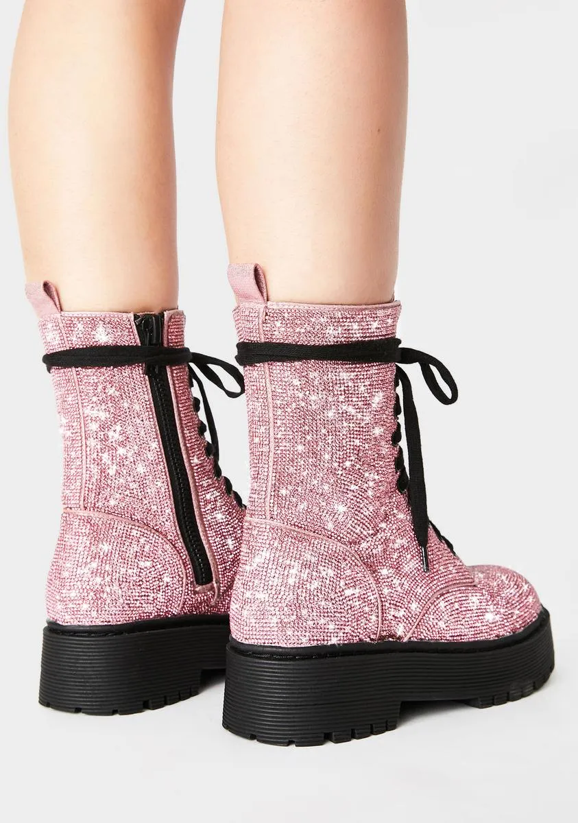 Pink Diamond Duchess Bling Boots