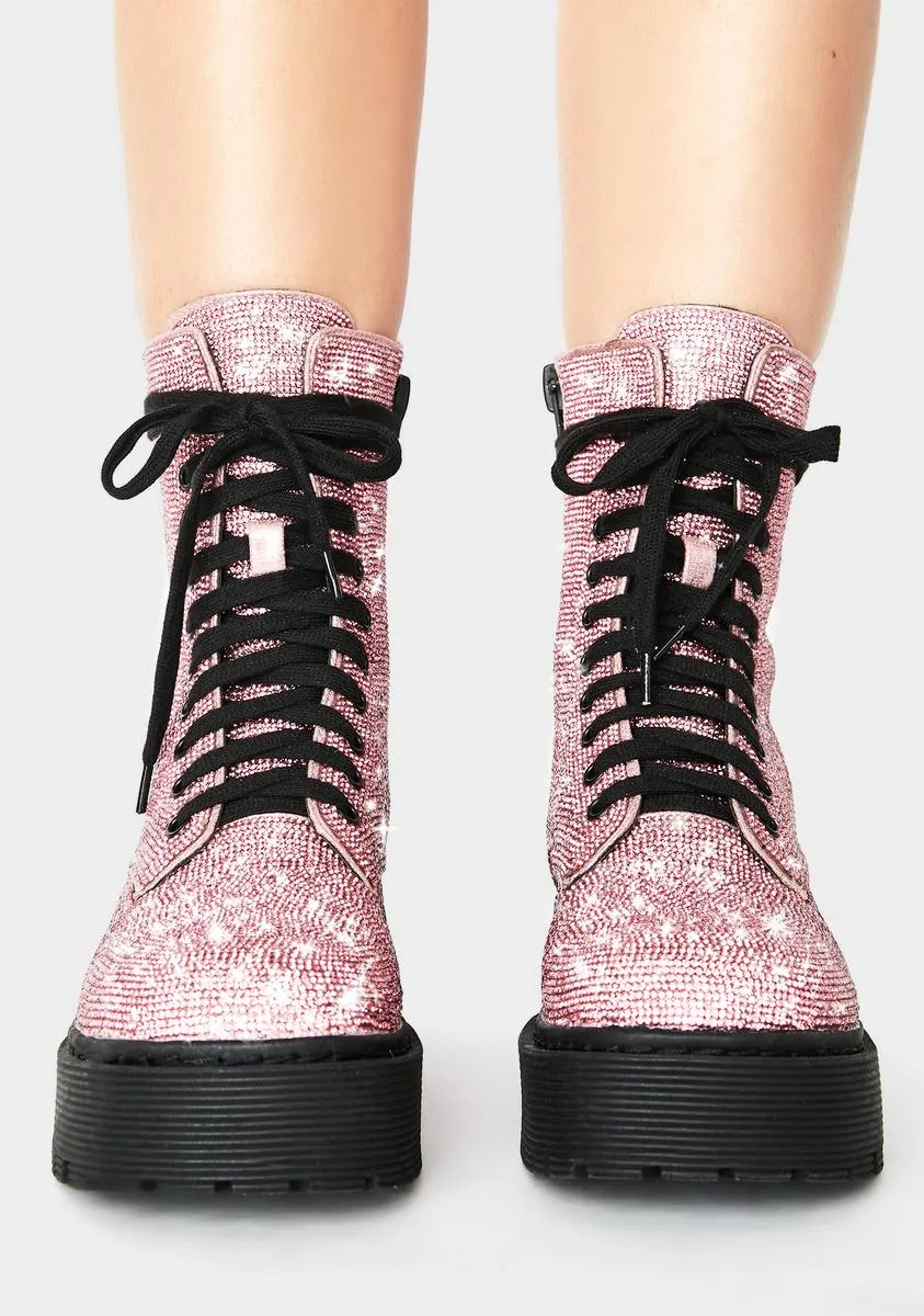 Pink Diamond Duchess Bling Boots