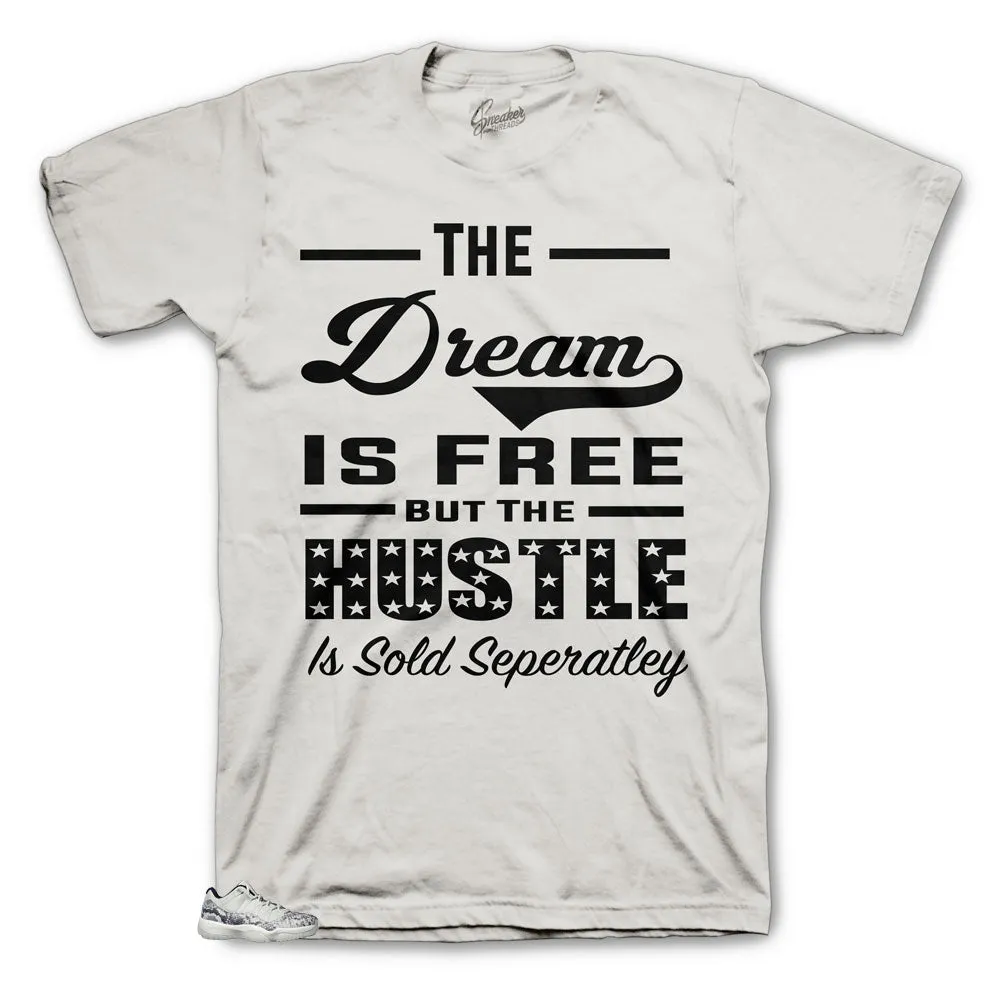 Retro 11 Snakeskin Bone Sold Separately Shirt