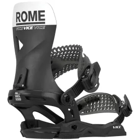 Rome 2025 Vice Snowboard Bindings - Black