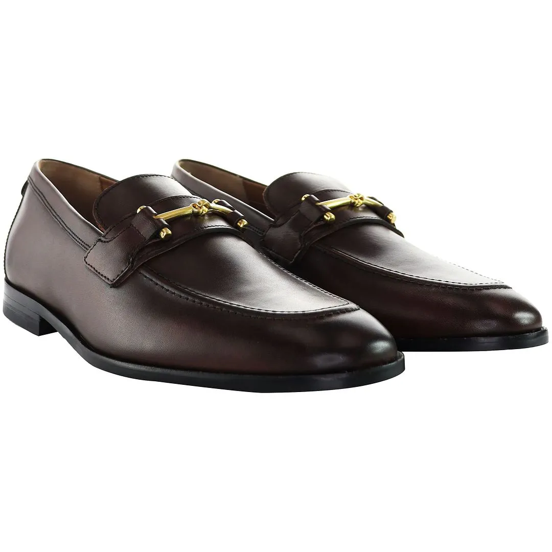 Ted Baker Romulos Snaffle Mens Brown Loafers