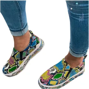 Walking Shoes for Women Slip on Gibobby Unisex Flat Memory Foam Cushioned Insole Casual Slip-On Loafers Sneakers Shoes
