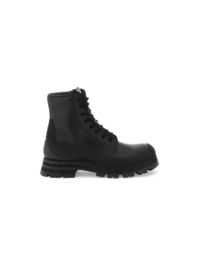 Wander Leather Combat Boots