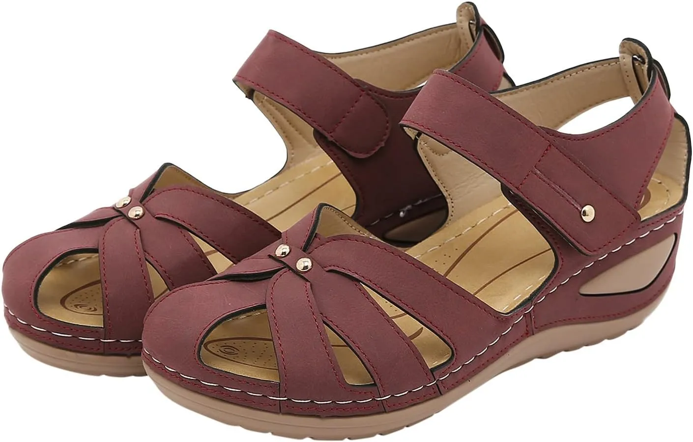 Womens Memory Foam Slides Sandals Comfortable Barefoot Summer Casual Beach Fashion Lightweight Outdoor Walking Shoes Arch Support Orthopedic Shoes for Women