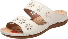 Womens Orthopedic Sandals Dress Orthopedic Womens Slides with Arch Support Plantar Fasciitis Slippers Women Indoor Orthotic Flip Flops for Women with Straps Womens Orthopedic Shoes with Arch Support